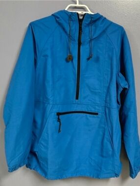 L.L. Bean Men's Mountain Classic Anorak Deep Glacier Blue Size L Reg